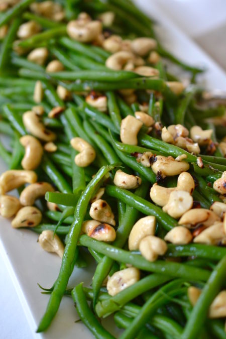 Haricots Verts with Cashews - Glory Kitchen Haricots Verts with Cashews - Glory Kitchen