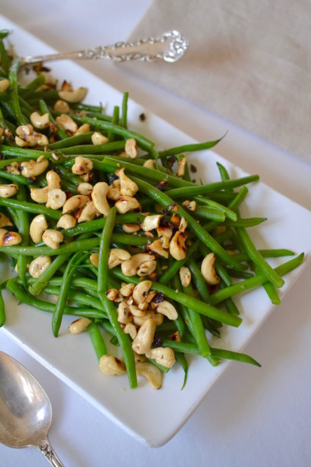 Haricots Verts with Cashews - Glory Kitchen Haricots Verts with Cashews - Glory Kitchen