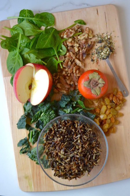 Persimmon and Wild Rice Salad - Glory Kitchen Persimmon and Wild Rice Salad - Glory Kitchen