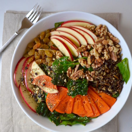 Persimmon & Wild Rice Salad - Glory Kitchen Persimmon & Wild Rice Salad - Glory Kitchen