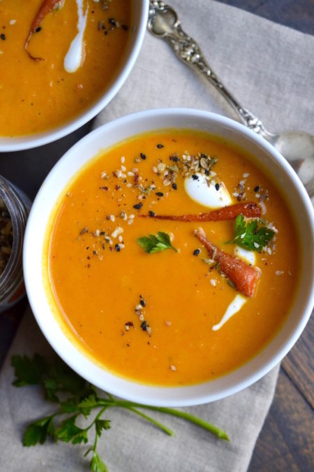 Roasted Carrot Soup - Glory Kitchen Roasted Carrot Soup - Glory Kitchen
