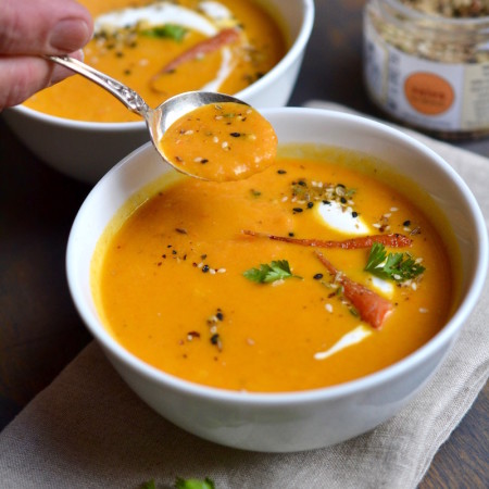 Roasted Carrot Soup - Glory Kitchen Roasted Carrot Soup - Glory Kitchen