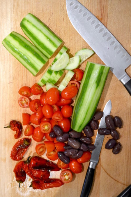 Roasted Red Pepper and Cucumber Salad - Glory Kitchen Roasted Red Pepper and Cucumber Salad - Glory Kitchen