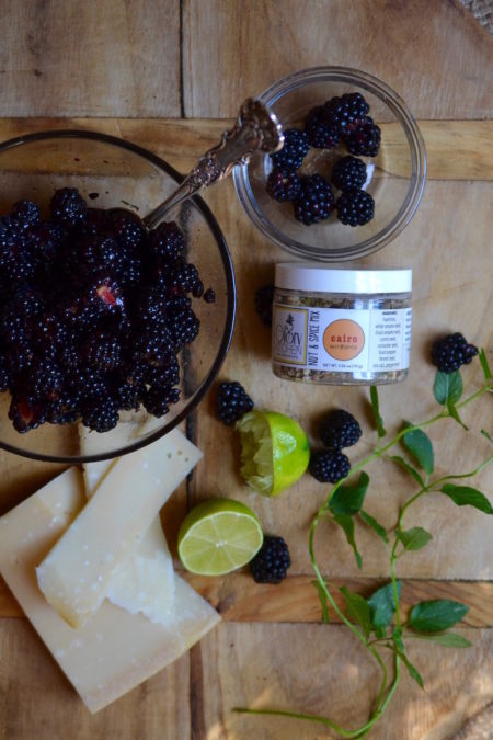 Blackberry and Parmesan Appetizer - Glory Kitchen Blackberry and Parmesan Appetizer - Glory Kitchen
