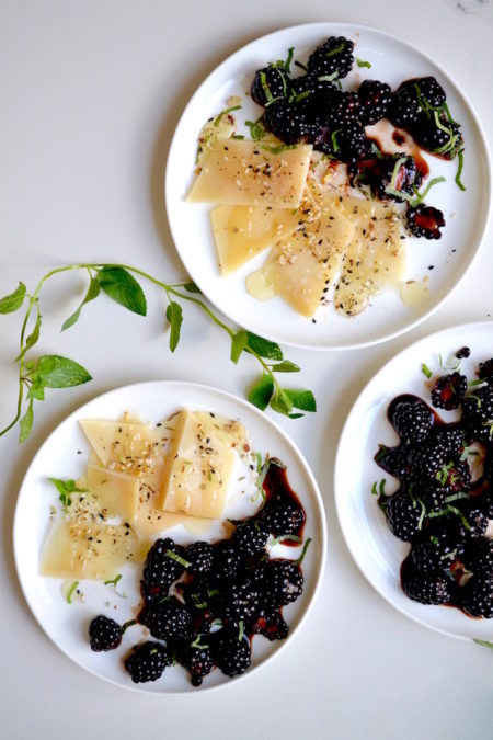 Blackberry and Parmesan Appetizer - Glory Kitchen Blackberry and Parmesan Appetizer - Glory Kitchen